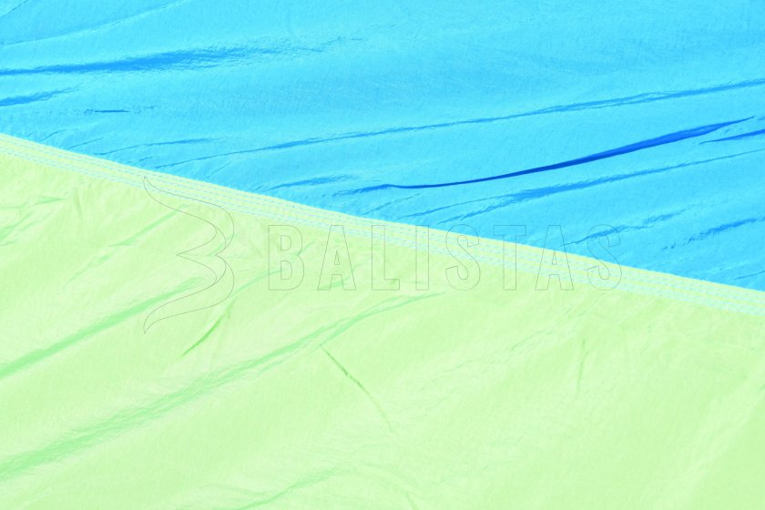 Houpací síť NYLON 275x137 cm zeleno-modrá