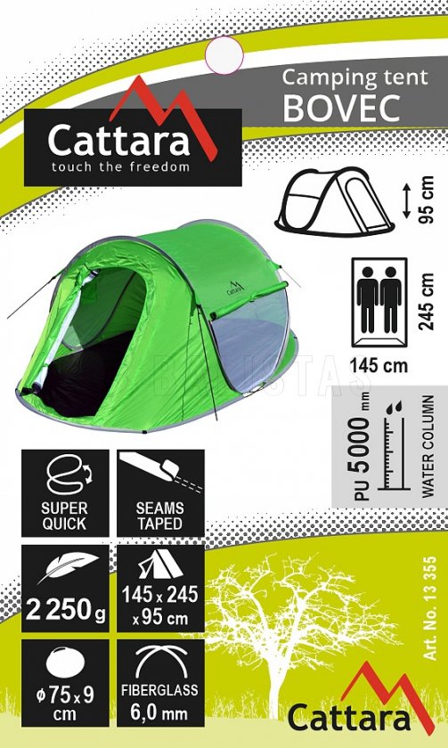 Stan BOVEC pro 2 osoby 245x145x95 cm