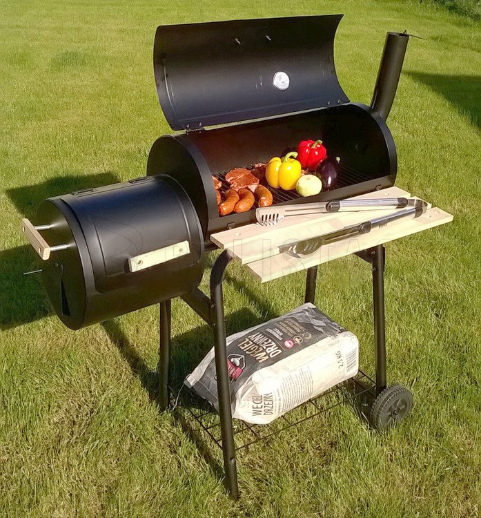 Gril Smoker na dřevěné uhlí (99513)