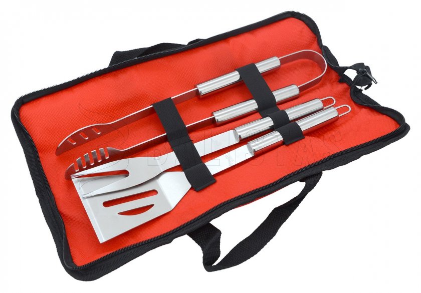 Grilovací nářadí sada 3 ks textil bag