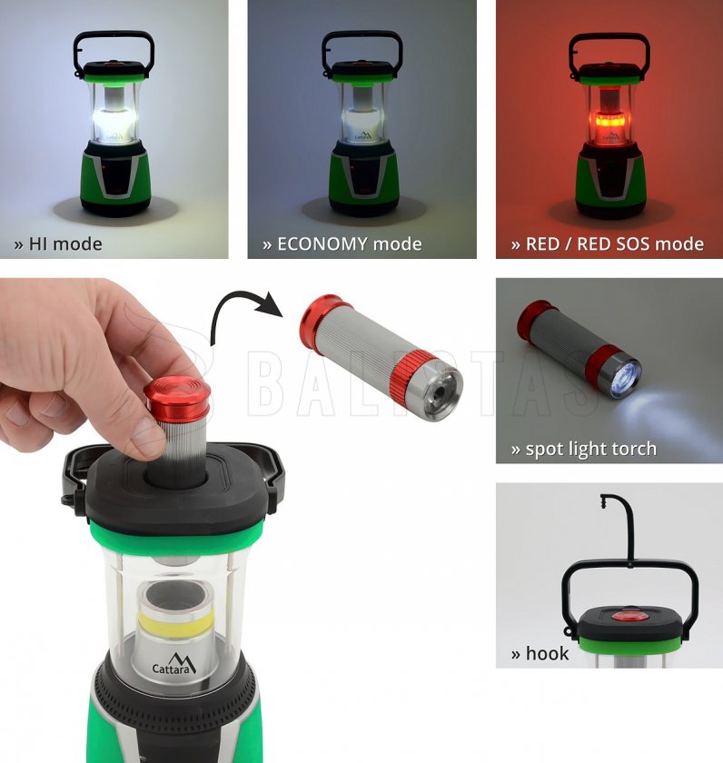 Svítilna LED 300 lm Camping Remote Control