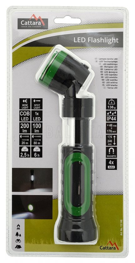 Svítilna LED 100/200 lm Camping vysouvací