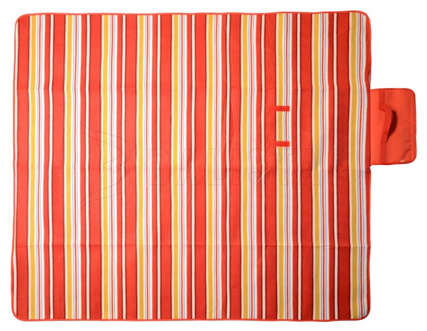 Pikniková deka Fleece 150x135 cm červená