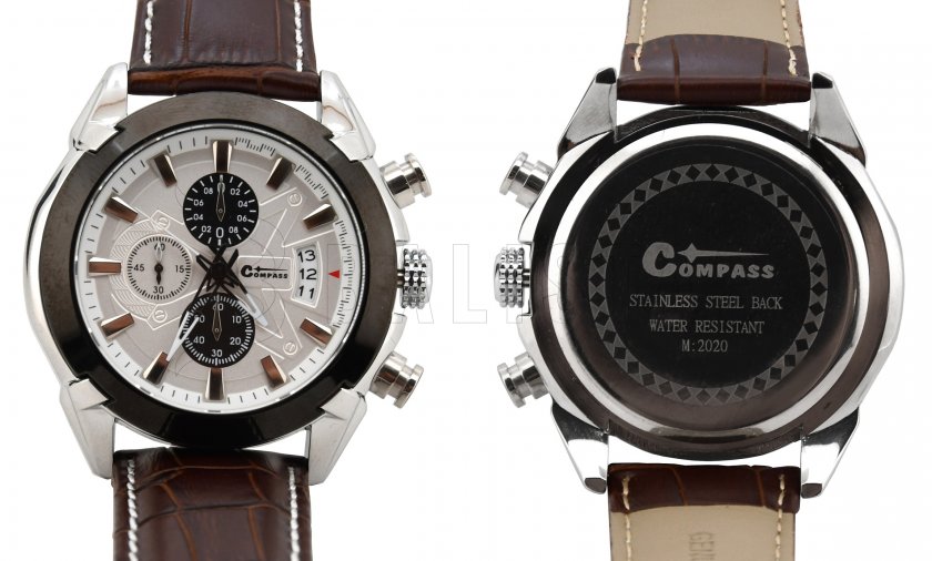 Hodinky Chrono White Compass