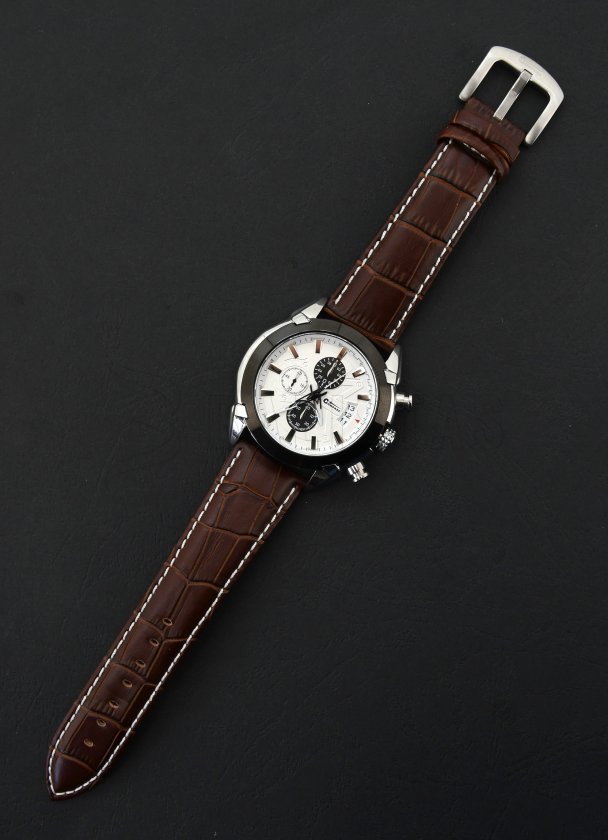 Hodinky Chrono White Compass