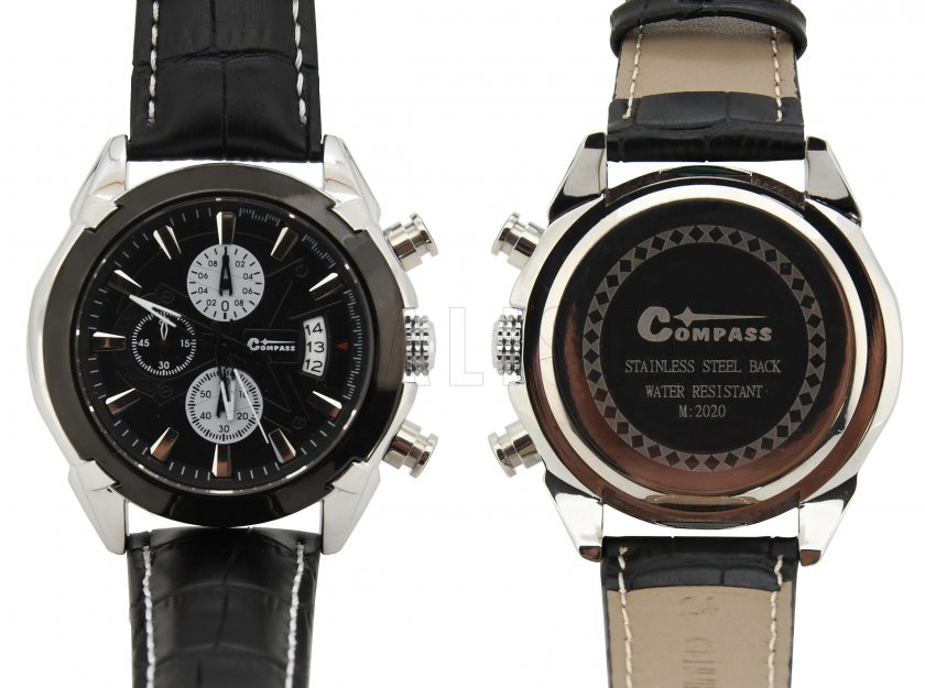Hodinky Chrono Black Compass