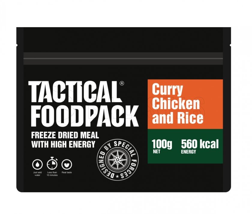 Dehydrované jídlo - kuře na kari s rýží Tactical Foodpack