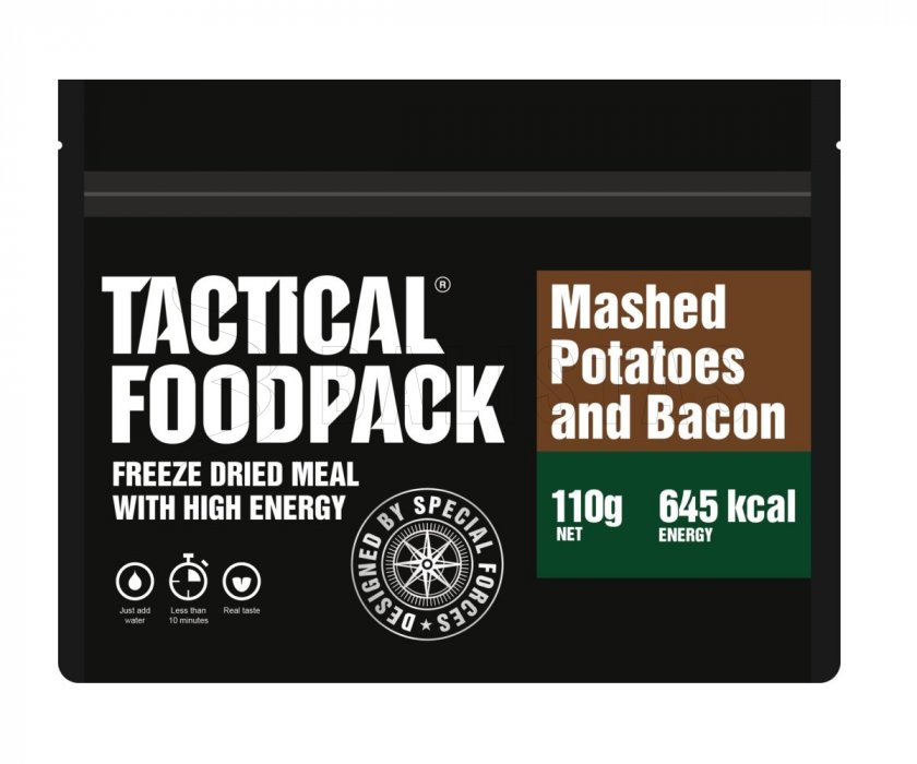Dehydrované jídlo - šťouchané brambory se slaninou Tactical Foodpack