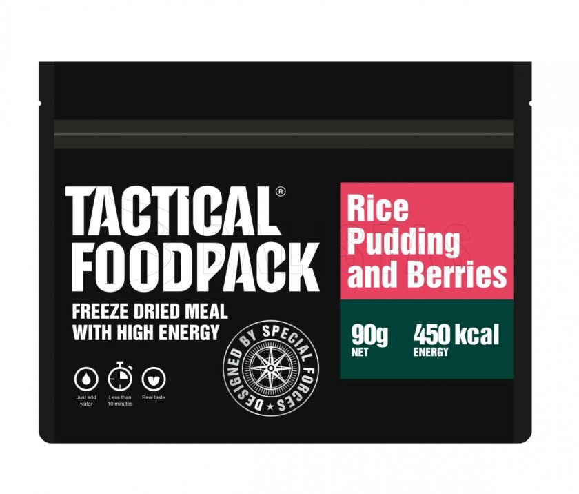 Dehydrované jídlo - rýžová kaše s malinami Tactical Foodpack