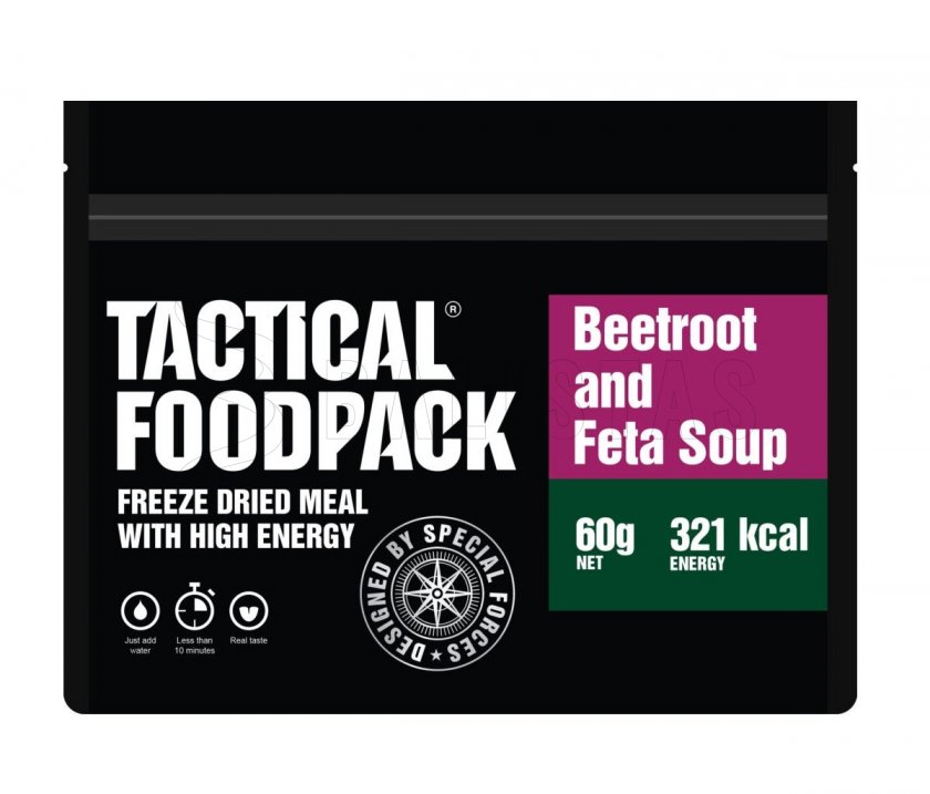 Dehydrované jídlo - feta polévka s červenou řepou Tactical Foodpack