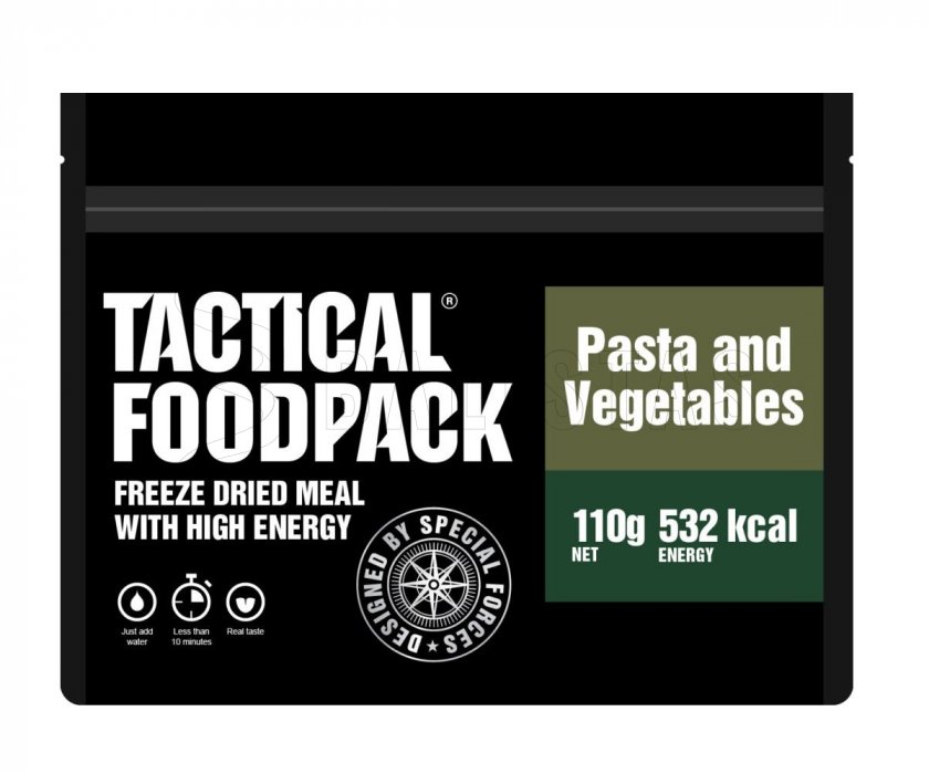 Dehydrované jídlo - těstoviny se zeleninou Tactical Foodpack