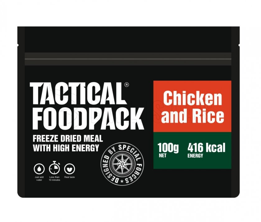 Dehydrované jídlo - rýže s kuřecím masem Tactical Foodpack