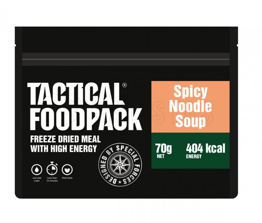 Dehydrované jídlo - pikantní nudlová polévka Tactical Foodpack