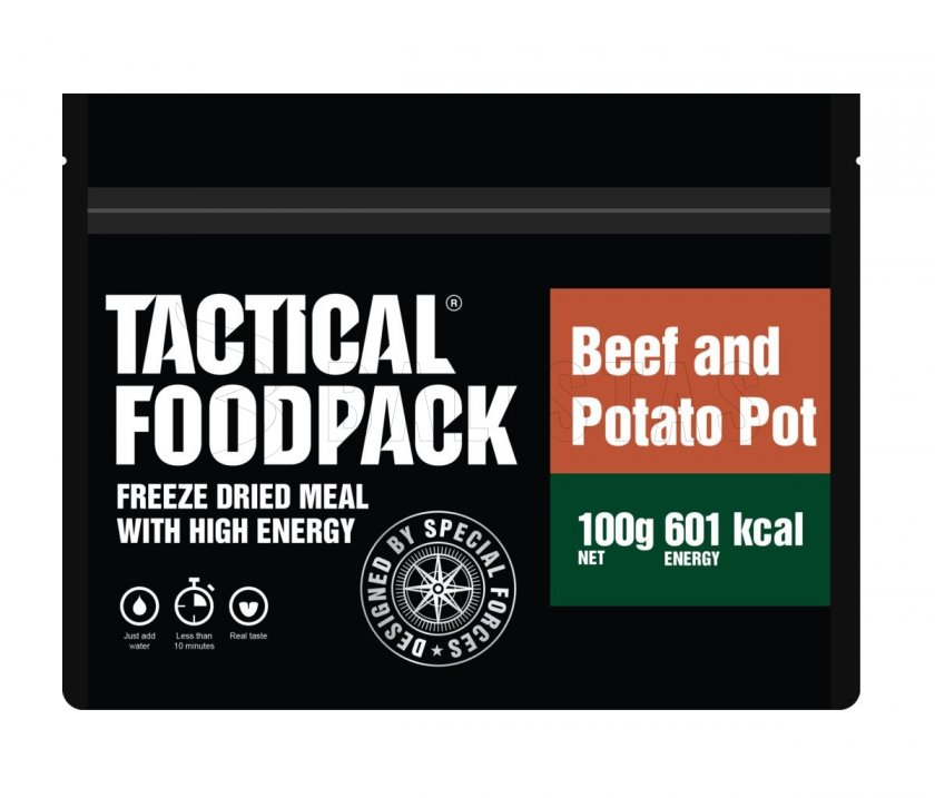 Dehydrované jídlo - hovězí maso s brambory Tactical Foodpack