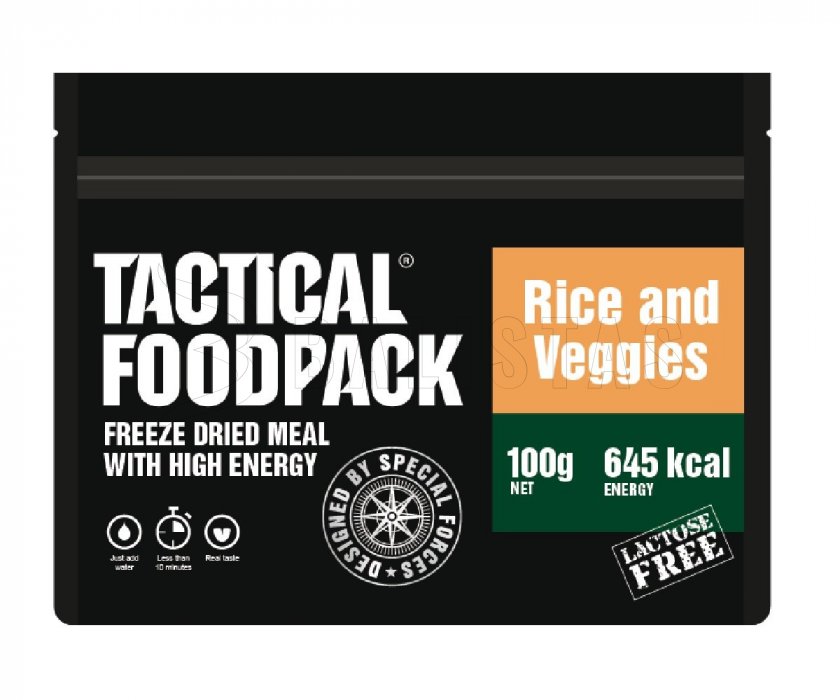 Dehydrované jídlo - zelenina s rýží Tactical Foodpack