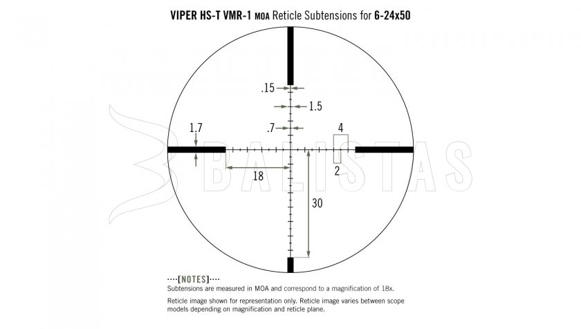 Puškohled Vortex Viper HST 6-24x50 AO VMR-1