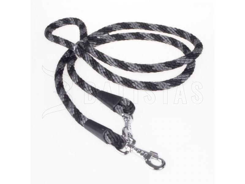 Vodítko přepínací Dogtrace 14mm, 240cm šedé