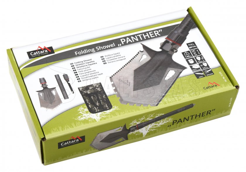Multifunkční skládací lopatka Cattara PANTHER 47cm