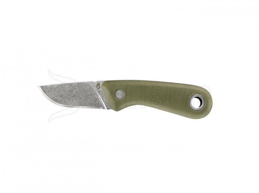 Nůž Gerber Vertebrae Compact s hladkým ostřím, zelený
