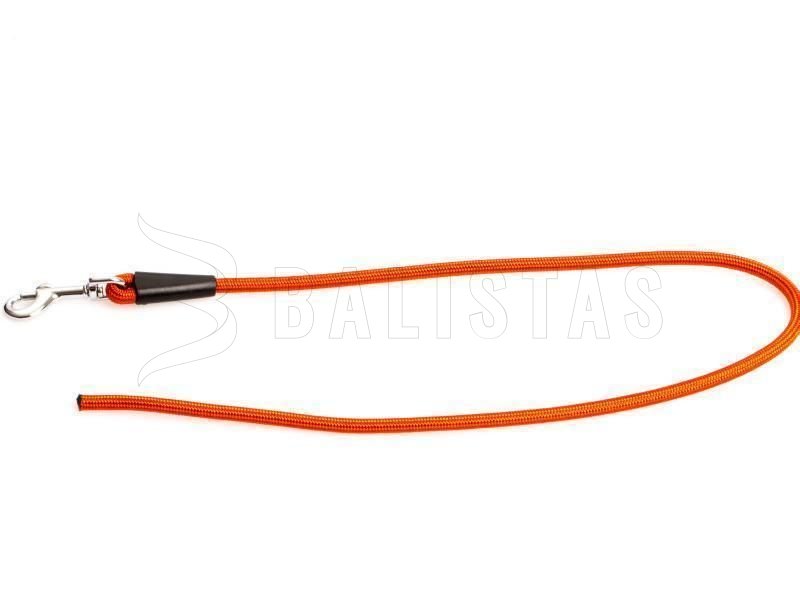 Vodítko Dogtrace couračka stříbrná spona 70cm oranžové