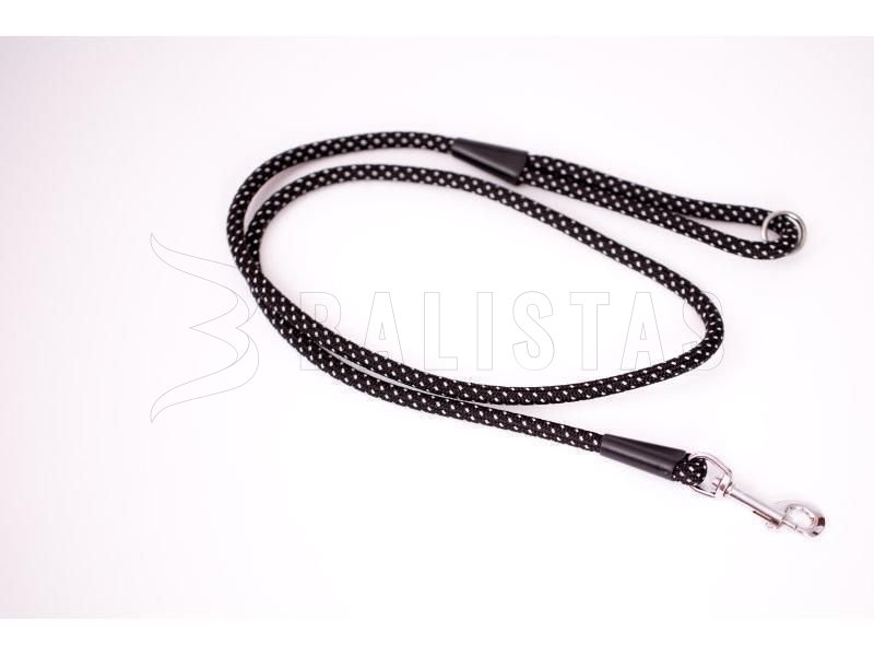 Vodítko Dogtrace reflexní 10mm 150cm černé