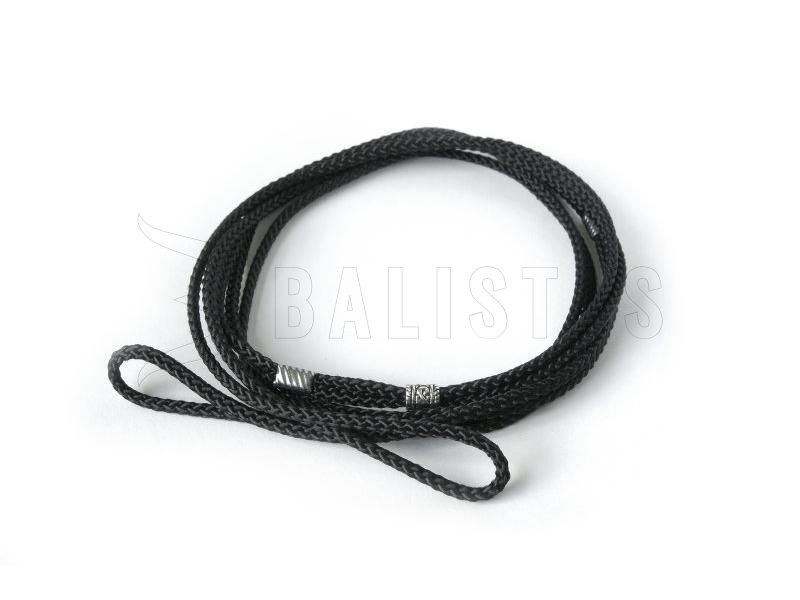 Vodítko předváděcí Dogtrace 3mm, 140cm černé