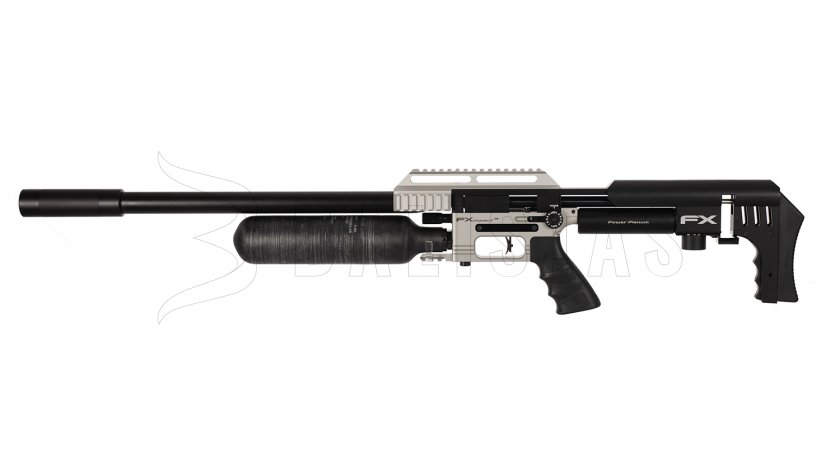 Vzduchovka FX Impact MKII Sniper Edition, Power Plenum, Silver 5,5mm
