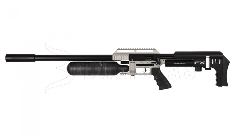 Vzduchovka FX Impact MKII Sniper Edition, Power Plenum, Silver 6,35mm
