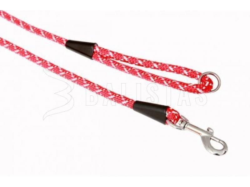 Vodítko Dogtrace reflexní 10mm 150cm červené