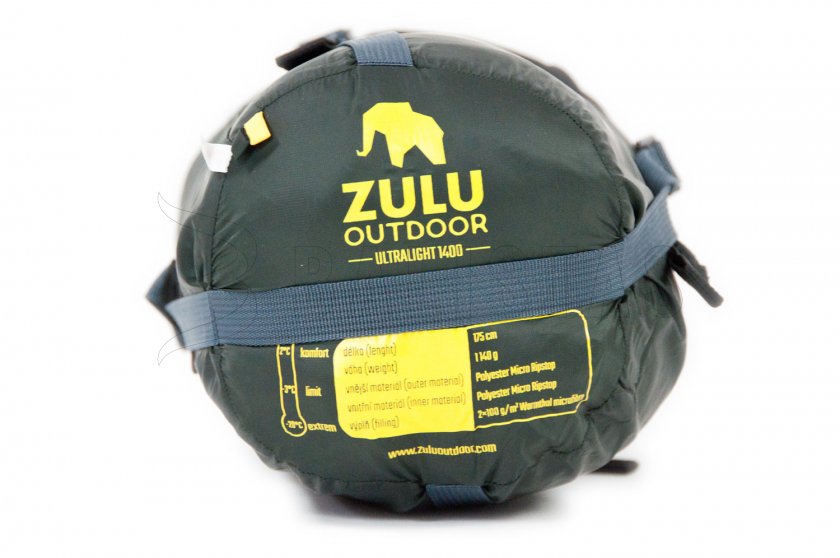 Spacák Zulu Ultralight 1400 185cm černý