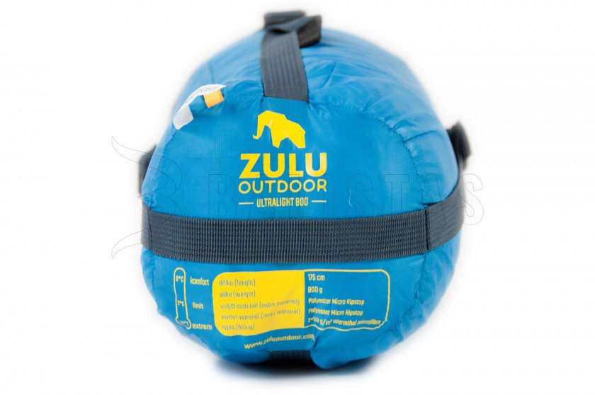 Spacák Zulu Ultralight 900 175cm modrý pravý
