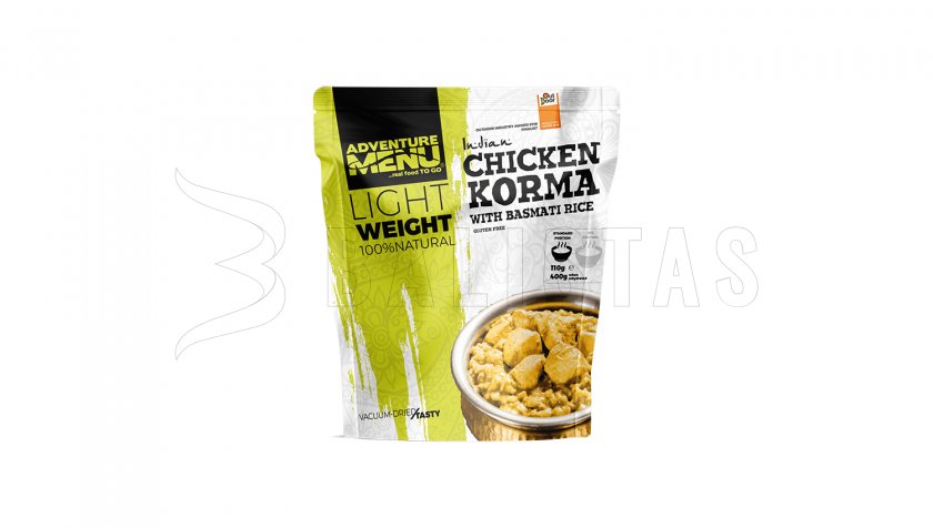 Kuře Korma s rýží basmati Adventure Menu Lightweight
