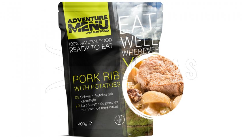 Vepřové žebírko s bramborem Adventure Menu