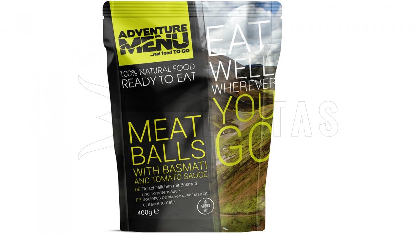 Masové koule s basmati a rajskou omáčkou Adventure Menu