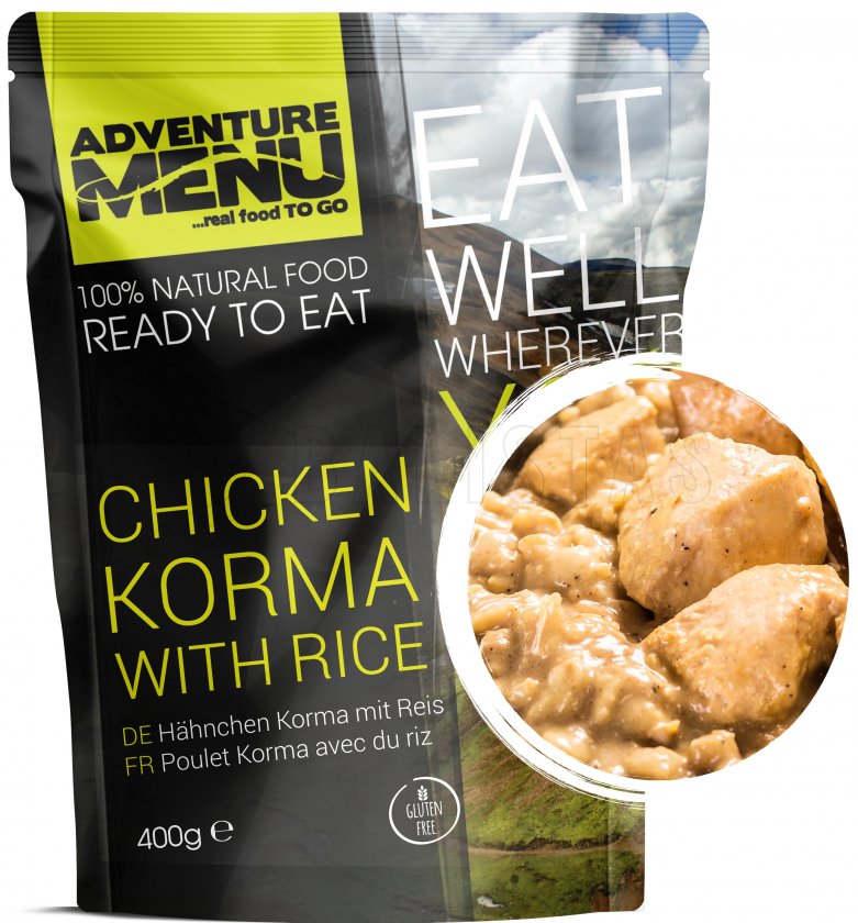 Menu IV – Jelení ragů + Kuře Korma Adventure Menu