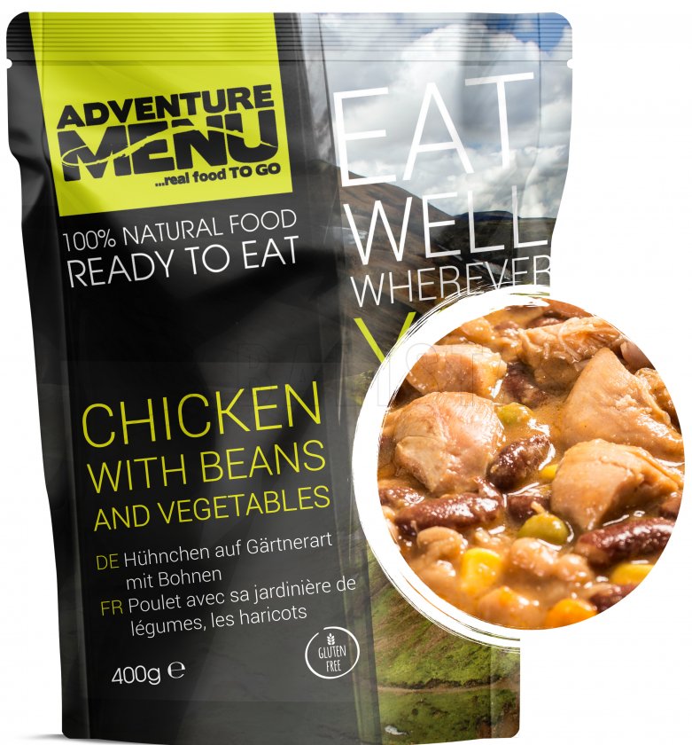 Kuře po zahradnicku s fazolemi Adventure Menu