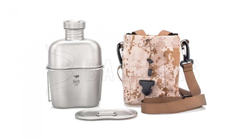 Titanová sada na vaření Keith Canteen Mess Kit