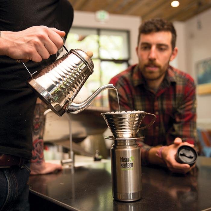 Termoska Klean Kanteen Wide Café 2.0 355ml nerezová