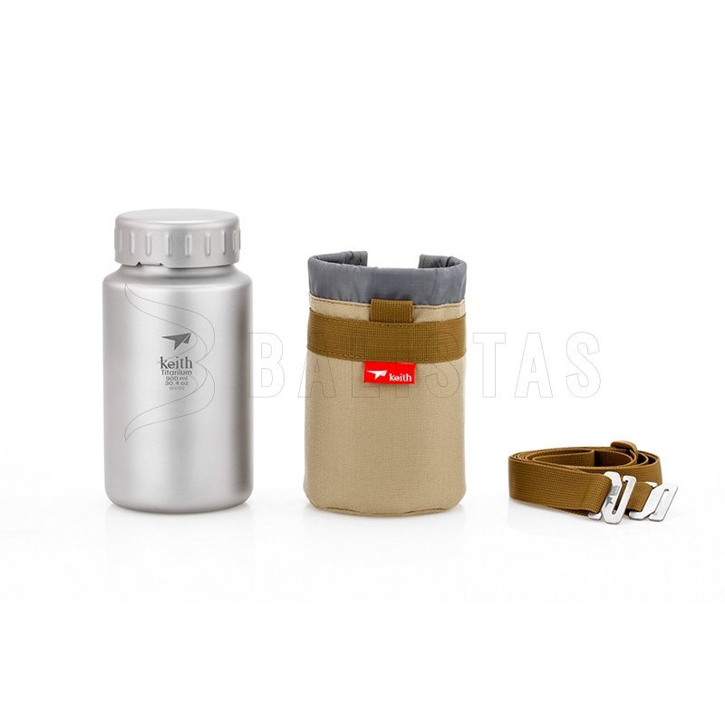 Titanová láhev Keith Sport Bottle 900ml