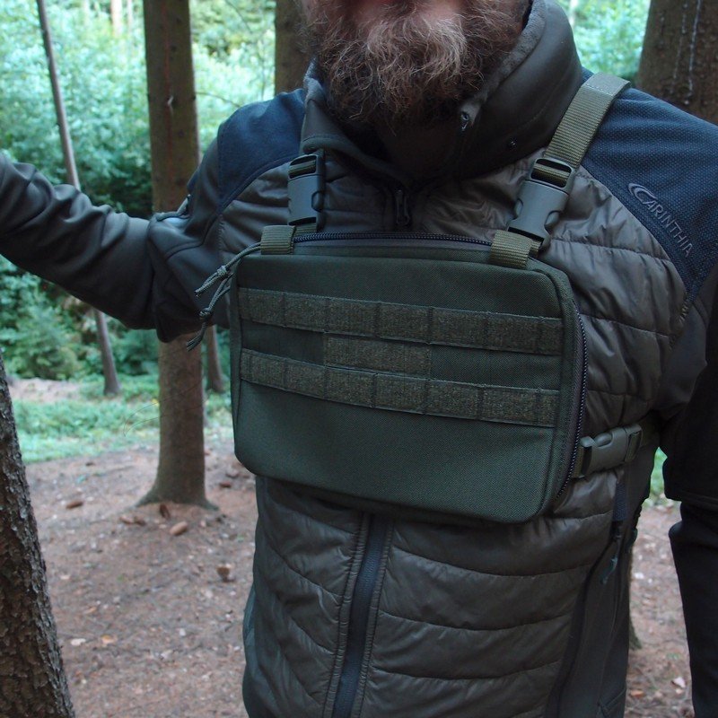 Hrudní brašna Jubö Front Bag Mini zelená