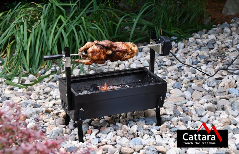 Gril Cattara Barbeque s otáčecí vidlicí