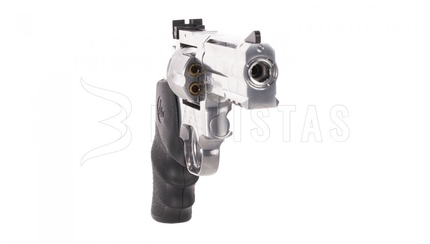 Vzduchový revolver ASG Dan Wesson 715 4" silver diabolky