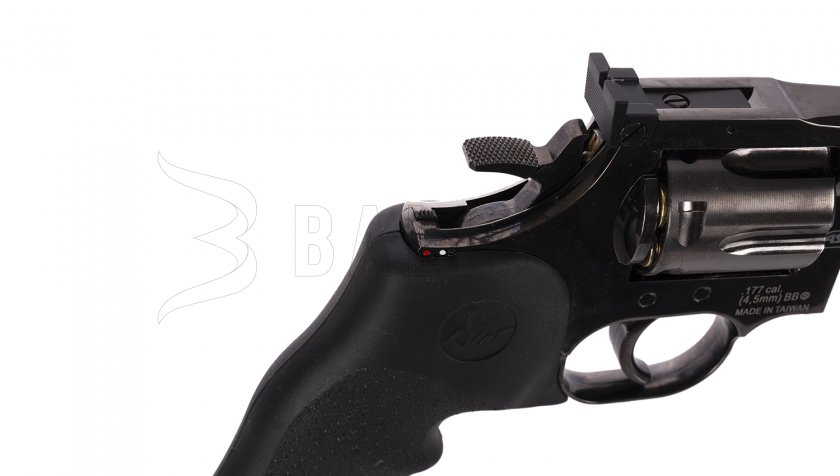 Vzduchový revolver ASG Dan Wesson 715 4" gray broky