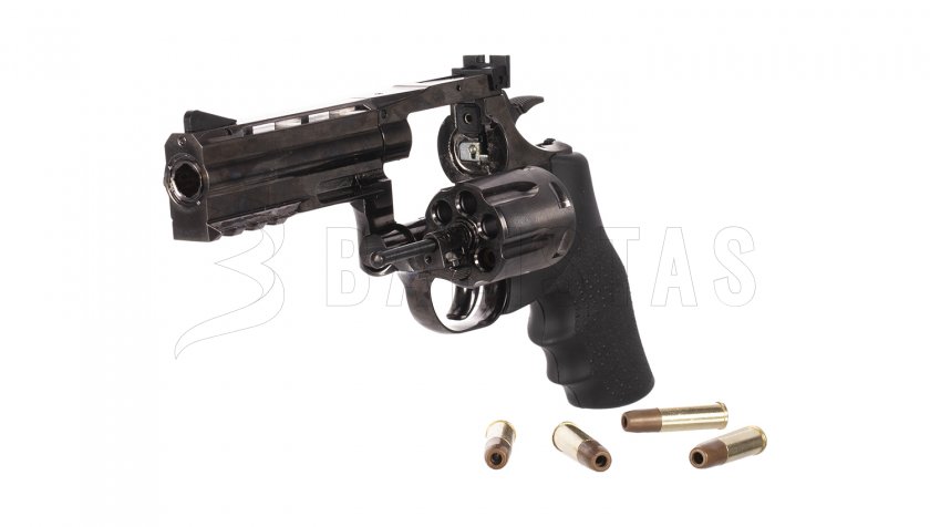 Vzduchový revolver ASG Dan Wesson 715 4" gray broky