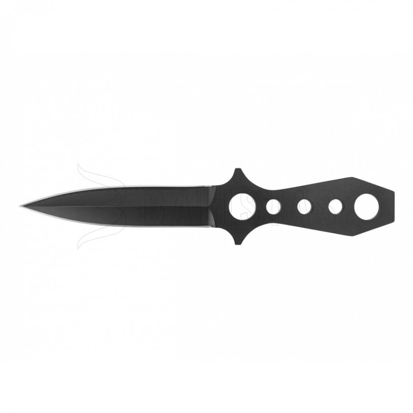 Vrhací nůž Fox Outdoor 22,5cm s pouzdrem, černý
