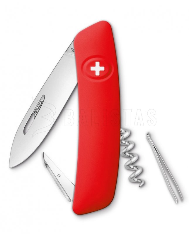 Švýcarský kapesní nůž Swiza D01 červený