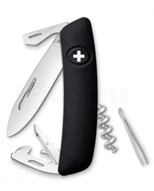 Švýcarský kapesní nůž Swiza D03 černý