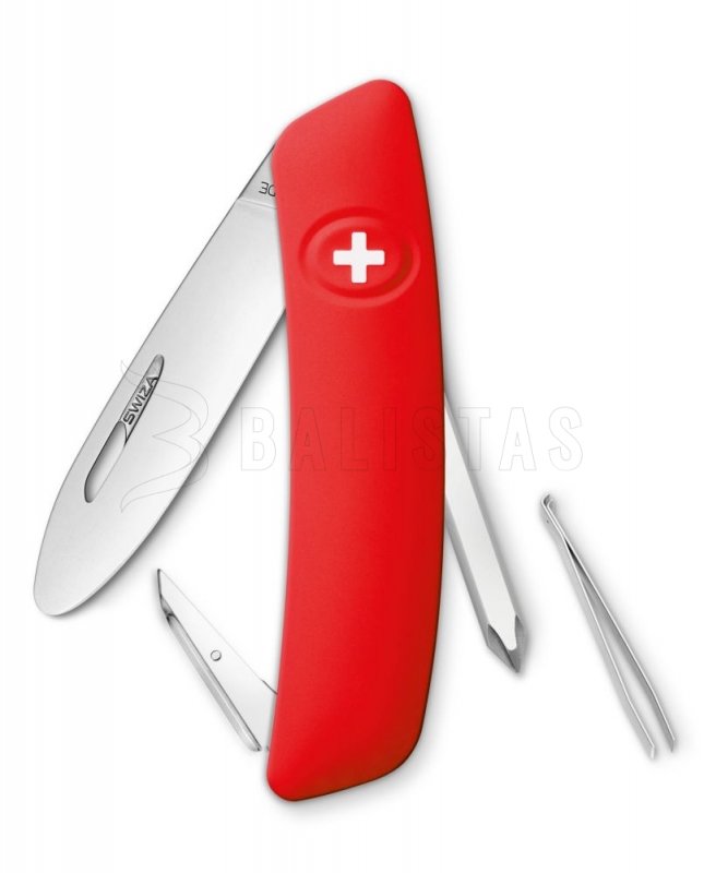 Švýcarský kapesní nůž Swiza Junior J02 červený