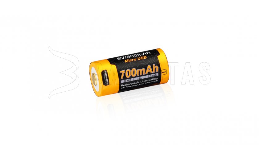 Dobíjecí USB baterie Fenix RCR123A/16340 (Li-ion)