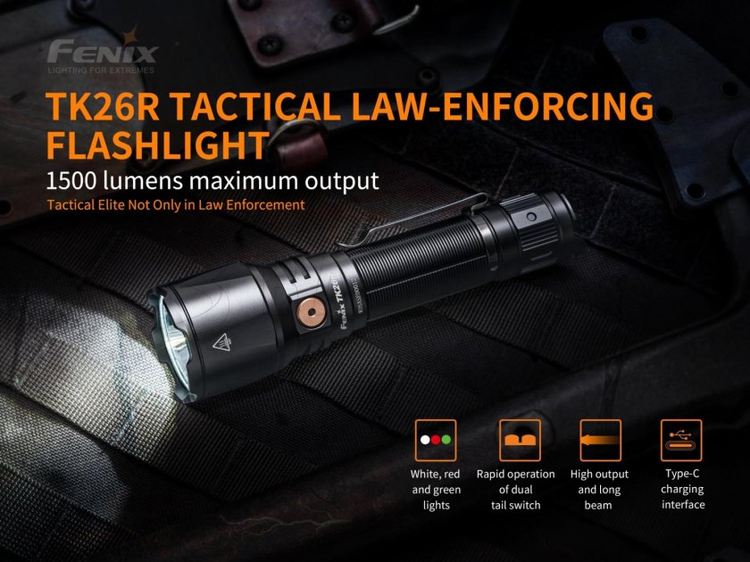Taktická svítilna Fenix TK26R